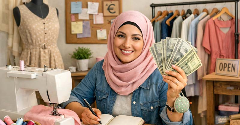 چطور از خیاطی خانگی به درآمد ثابت برسیم؟